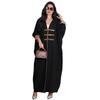 Indonesia Middle East Amazon Fashion Cardigan Leather Ring Turkey Colorblock Robe Outwear Arab Outwear Coat
