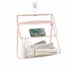 Shower Clothes Storage Organizer Area Saving Waterproof Bath Pouch Multiple Compartments