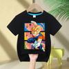Dragon Ball T Shirt Bambini Tops Tee Anime Figure Son Goku Super Saiyan T-shirt Ragazzi T-shirt Bambini Vestiti Estate Manica Corta