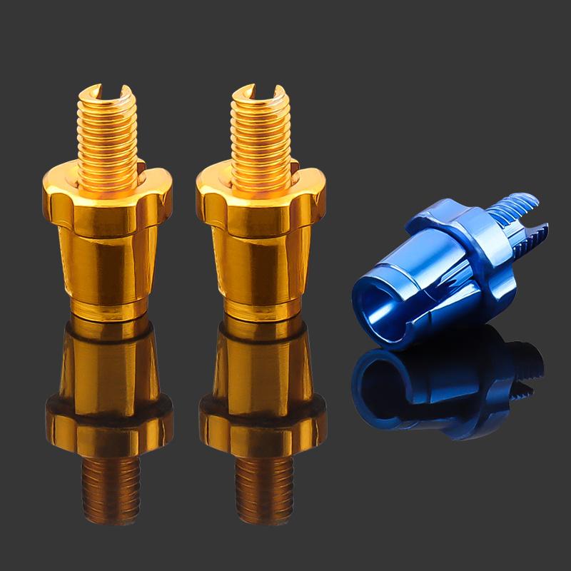 2Pcs Mountain Road Dead Fly Folding Bicycle Brake Lever Adjustment Screw M7 Adjustment Nut Aluminum Alloy Accessories