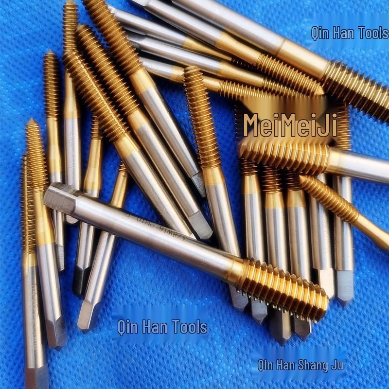US Titanium Plated Extrusion Tap UNC 8-32, 1/4-20, 5/16, 3/16-24