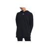 Under Armour Solid Loose Casual Hooded Long Sleeve Sweatshirt Women sweatshirt Black 1379493-001