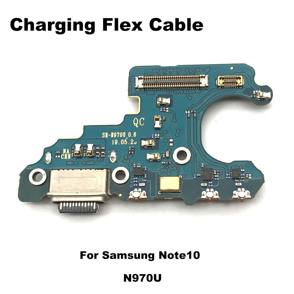 1pcs Charging Port Board Dock Flex Cable For Samsung Galaxy Note 10 20 8 9 Ultra Plus Microphone Type-C Connector Parts