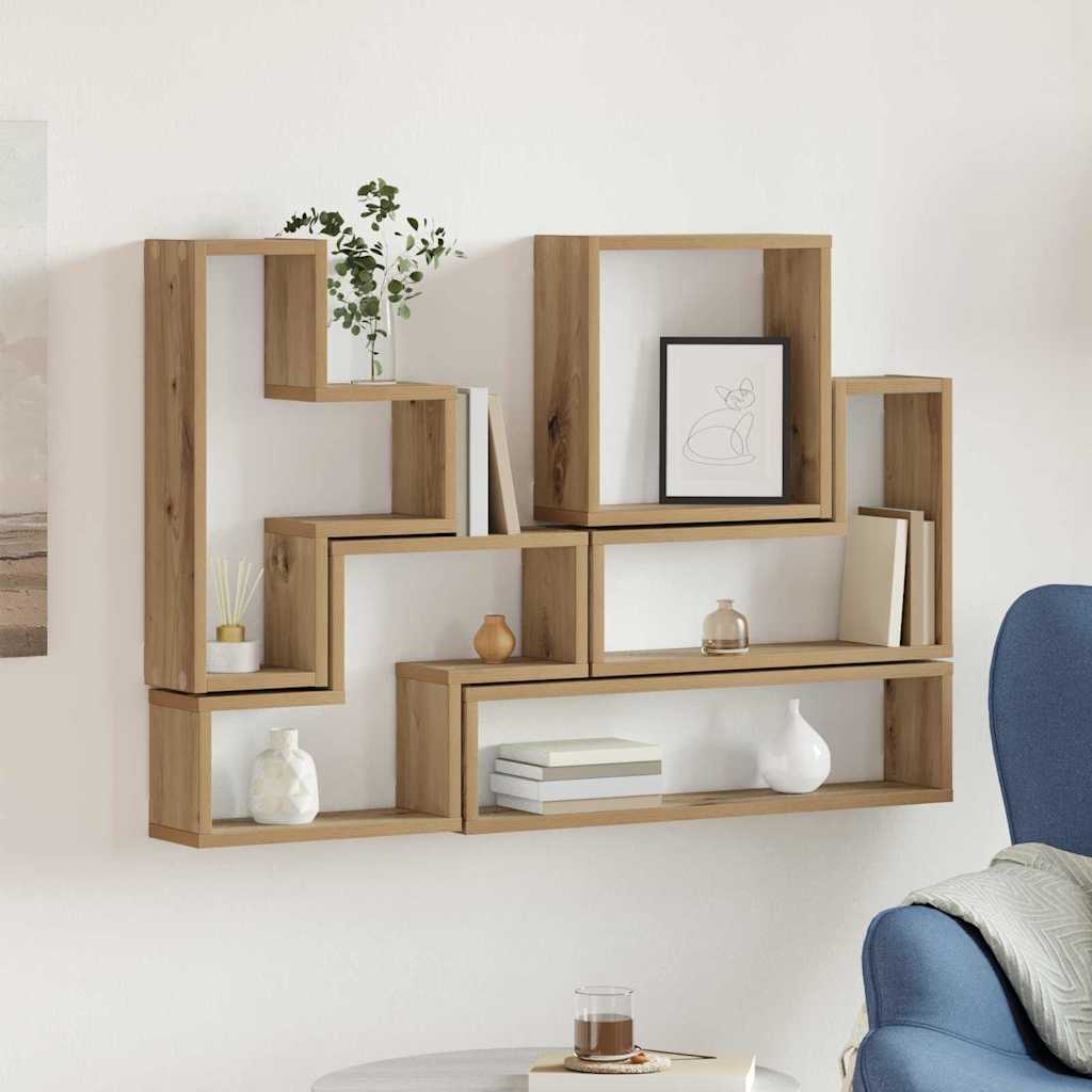 Wall Mounted Shelf Artisan Oak 96 x 12 x 64 cm