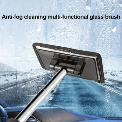 Window Squeegee Cleaner Mop Long Handle Windshield Cleaning Tool Fish Tank Auto Inside Glass Wiper for Bathroom Kitchen Countertop Glass Walls Windows
