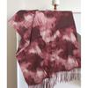 Imitation cashmere graffiti color block printing scarf women's winter fashion simple scarf medium and long thermal cape