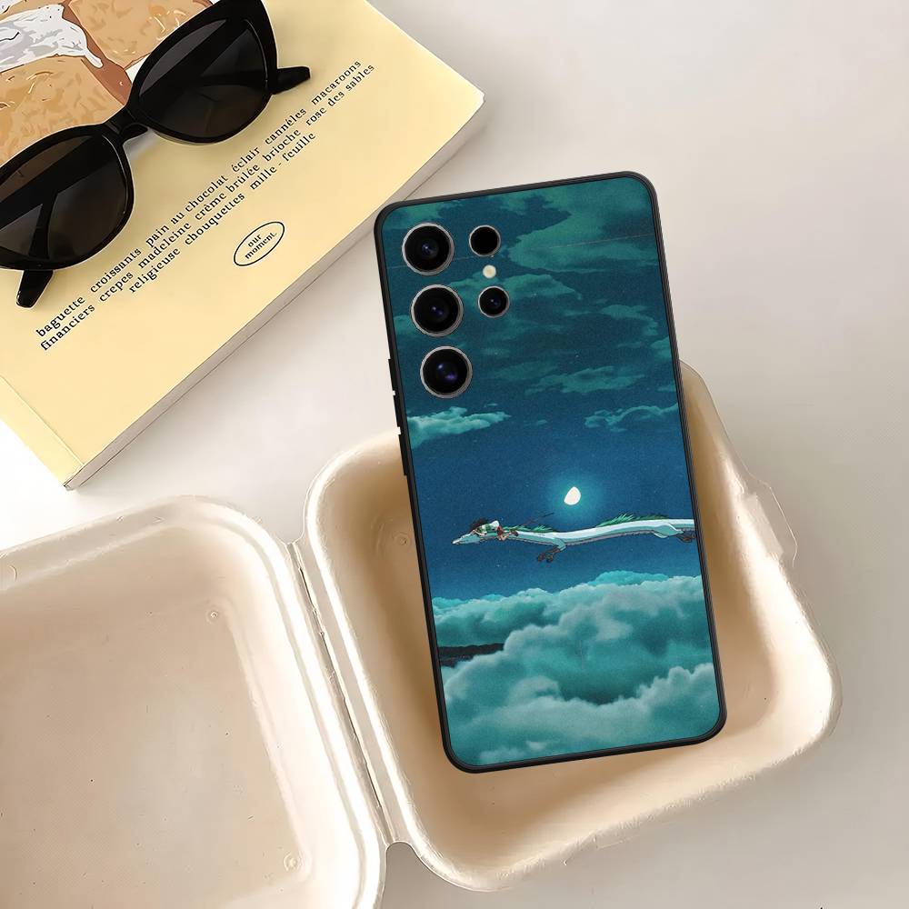 

S-Spiriteds Flower A-Away Case For Samsung Galaxy Case S25 S23 S22 S21 S30 S20 S10 Ultra Plus FE TPU Soft Cover Samsung S30 5G
