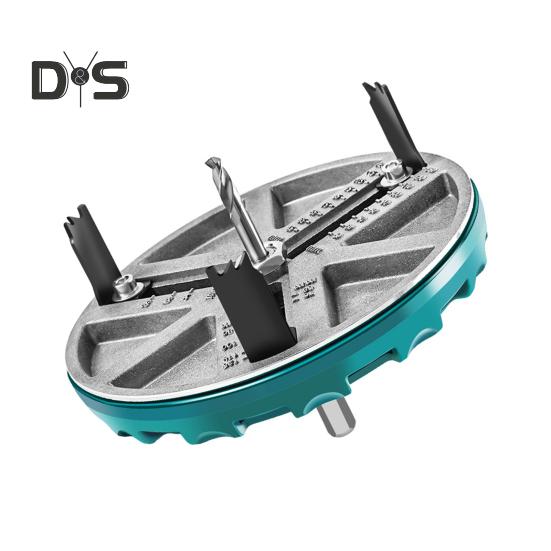 

1/2 шт. Круглые кольцевые пилы, безопасные в использовании, широкое применение, 3-зубчатые, 45-130 мм, регулируемые инструменты для открывания отверстий для деревообработки 1pc