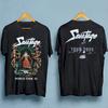 NOU tricou negru Savatage 2026 2 fețe turneu mondial Toate mărimile XX197