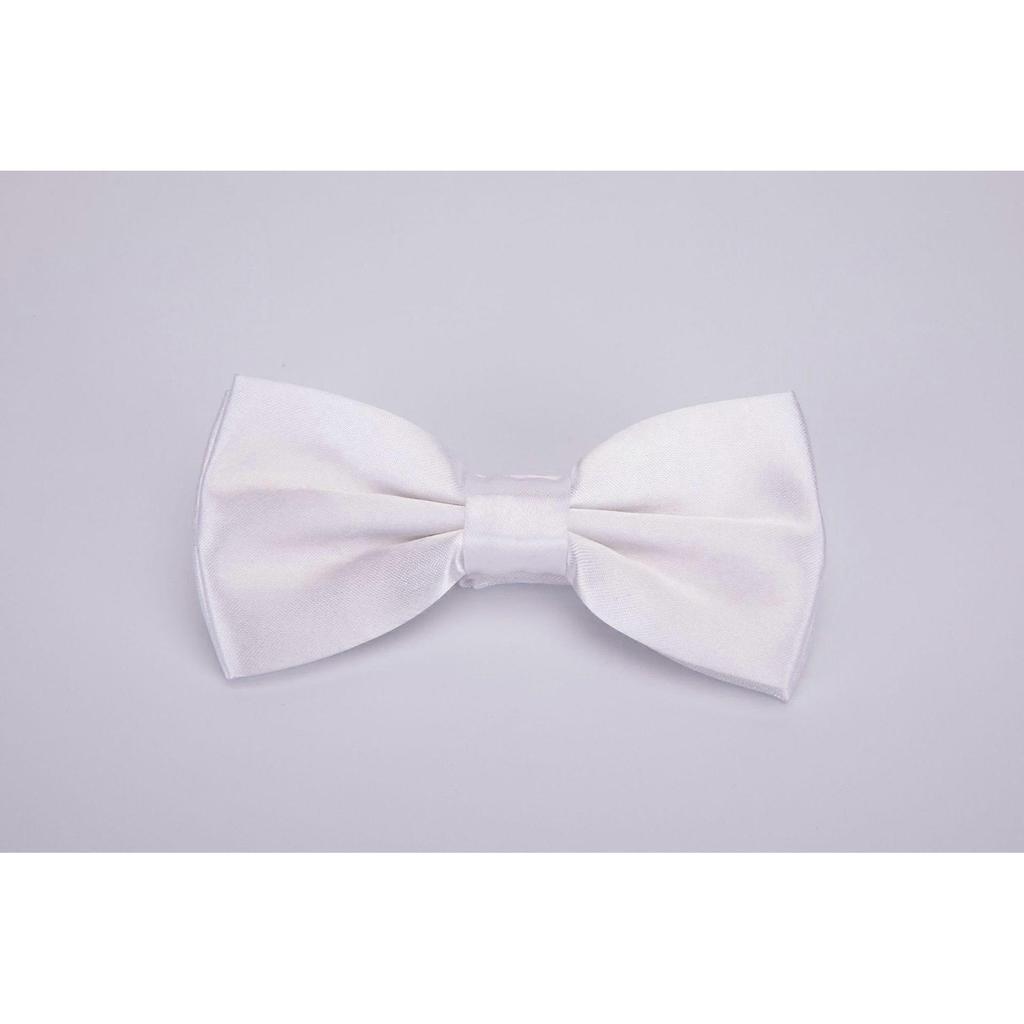 Solid Men's Bow Tie for Tuxedo or Suit1pcs,White