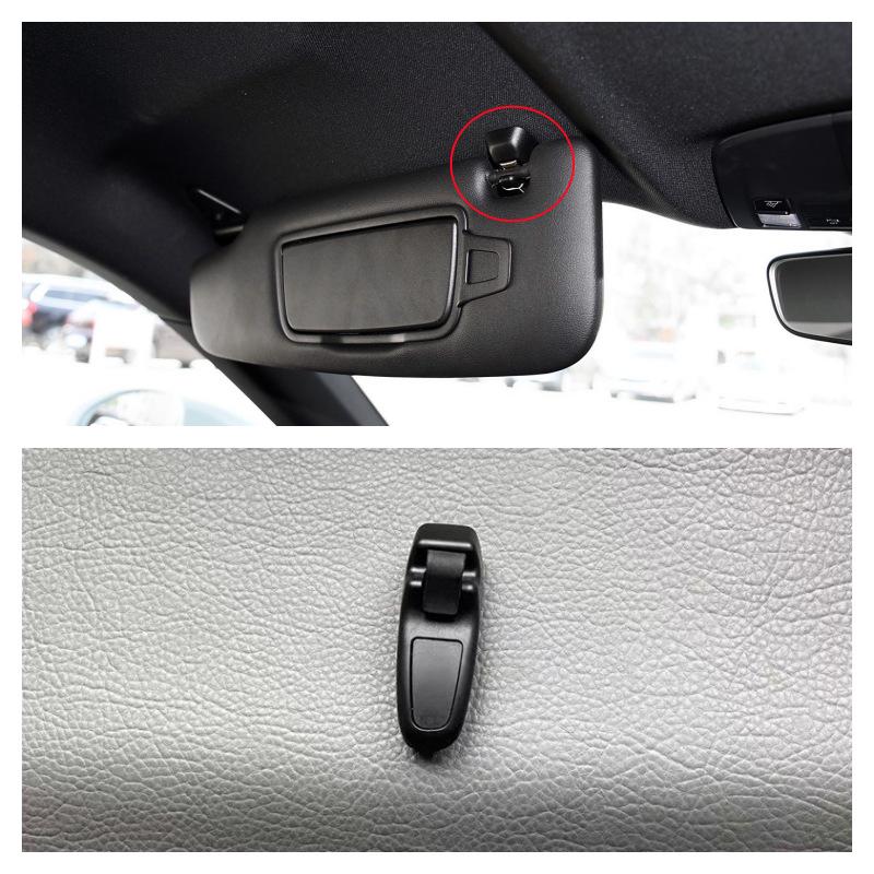 Compatible with Porsche 718 Boxster/Cayman/911 Sun Visor Clips & Vanity Mirror Clips.