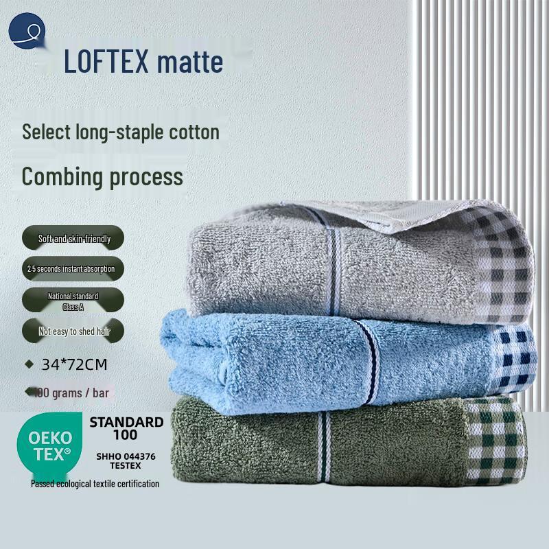 Long-Staple Cotton Face Towel 3-Pack