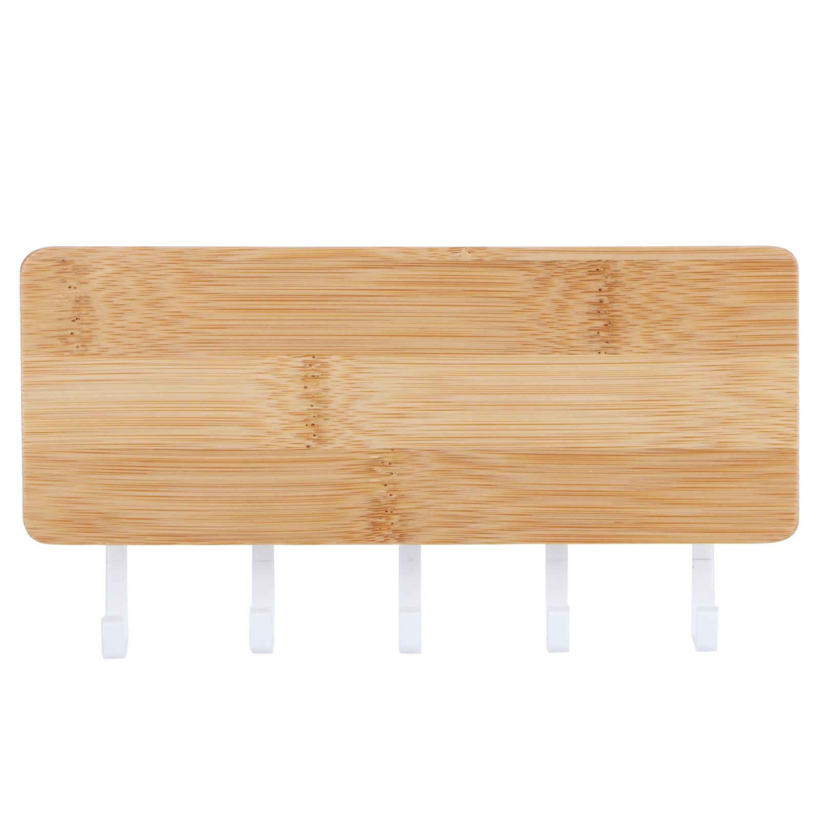 

Wall Mount Key Holder Home Wall Mount Key Hanger Organizer Storage Box with 5 Hooks