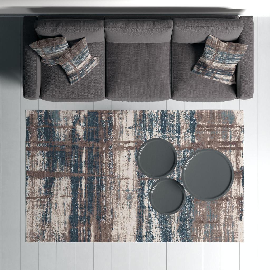 Decorative Special Design Modern Worn Patterned Washable Non-Slip Floor Carpet