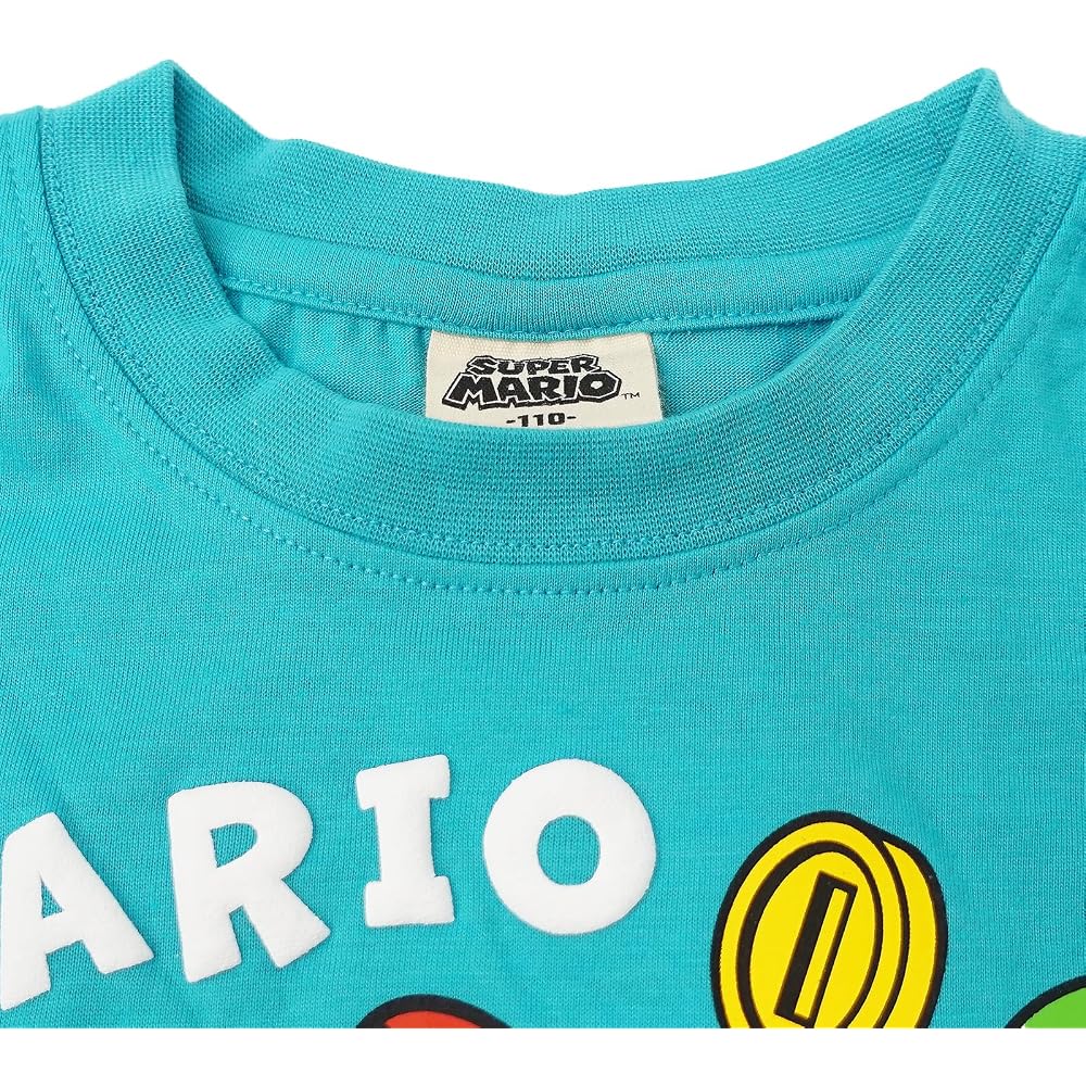[Fine Plus] T-shirt Super Mario Patch Toy Short Sleeve Mario Luigi Yoshi Character Toy