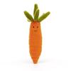 Jellycat Vivacious Vegetable Carrot Plush Toy 6.5" - Stuffed Vegetable - Great Gift Idea