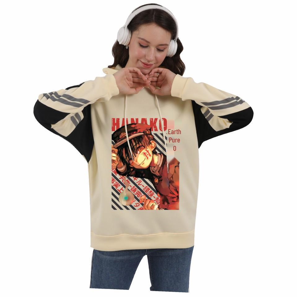 Jibaku Shonen Hanako-kun Plus Size Casual Pullover Hoodie