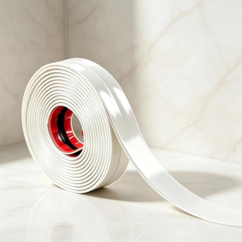 Self Adhesive Glossy Metal Edge Trim Strip With Strong Back Glue And Easy Installation Perfect For Home Wall Tile Gap Decoration