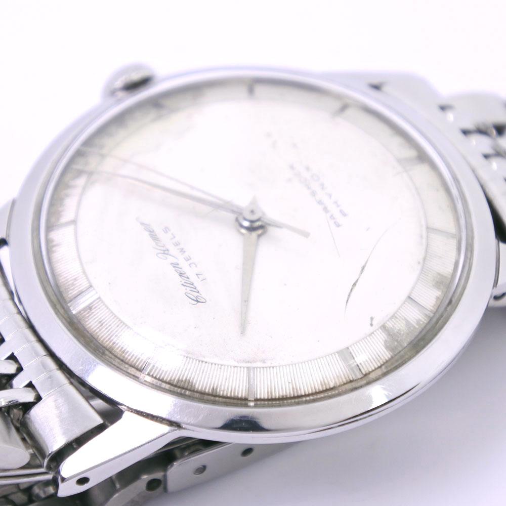 CITIZEN Homer Watches H5140302 antique 17J SilverDial Stainless Steel Hand Winding mens Used