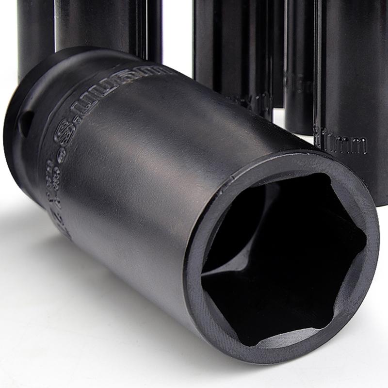 1/2" Inch Drive Deep Impact Sockets Air Pneumatic Socket Wrench Head 8-20mm Standard Car Auto Truck Repair Tool