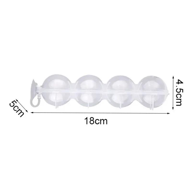 

4 Hole Ice Cube Maker Round Ice Ball Mould For Whiskey Cocktail Vodka Bar Party Kitchen Accessories