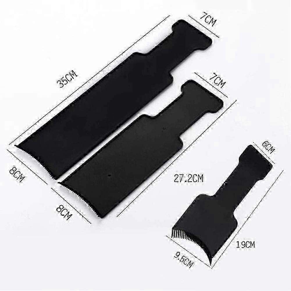 3-pack Hair Color Board Hair Brush Comb Hair Highlighter Split Comb Salon Hair Styling Tool, S/m/l