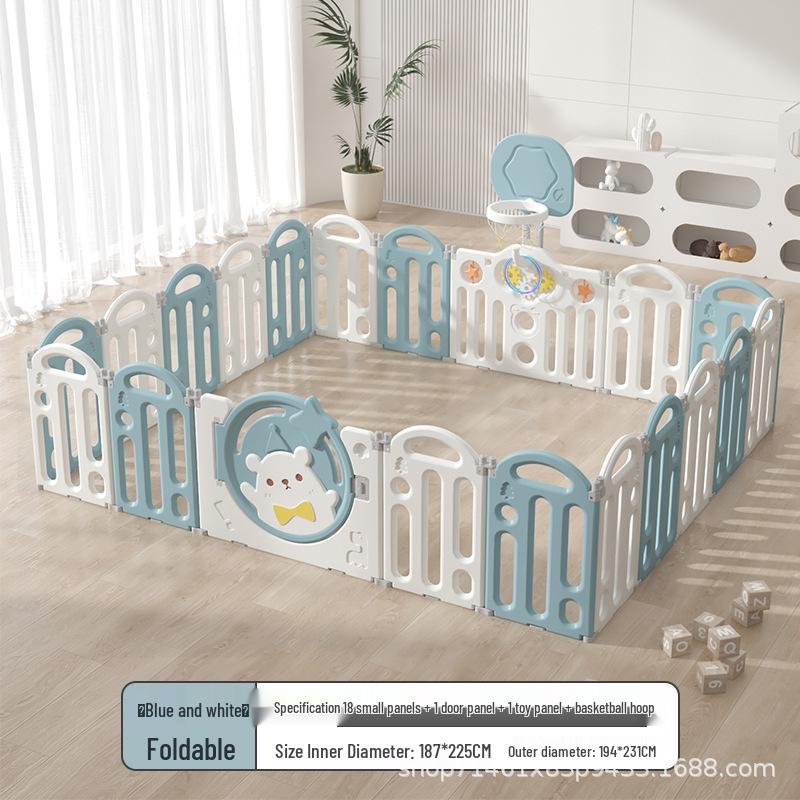 Indoor Safety Playpen & Crawling Mat for Babies: Anti-Fall Playground & Learning Fence