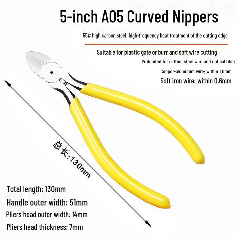 Industrial Pliers Set: 6" Cutting, 5" Diagonal, 8" Electrician's Pliers & Model Scissors