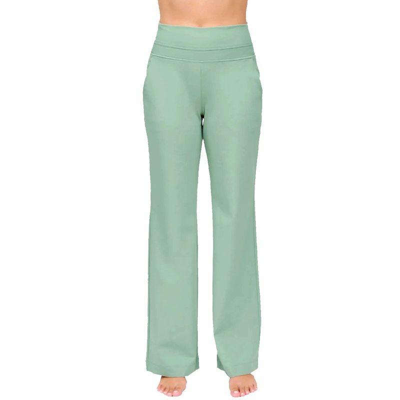 

Матовые спортивные прямые брюки экстра-большого размера для йоги Elegant Green L(Suggested 70.00 kg-80.00 kg)