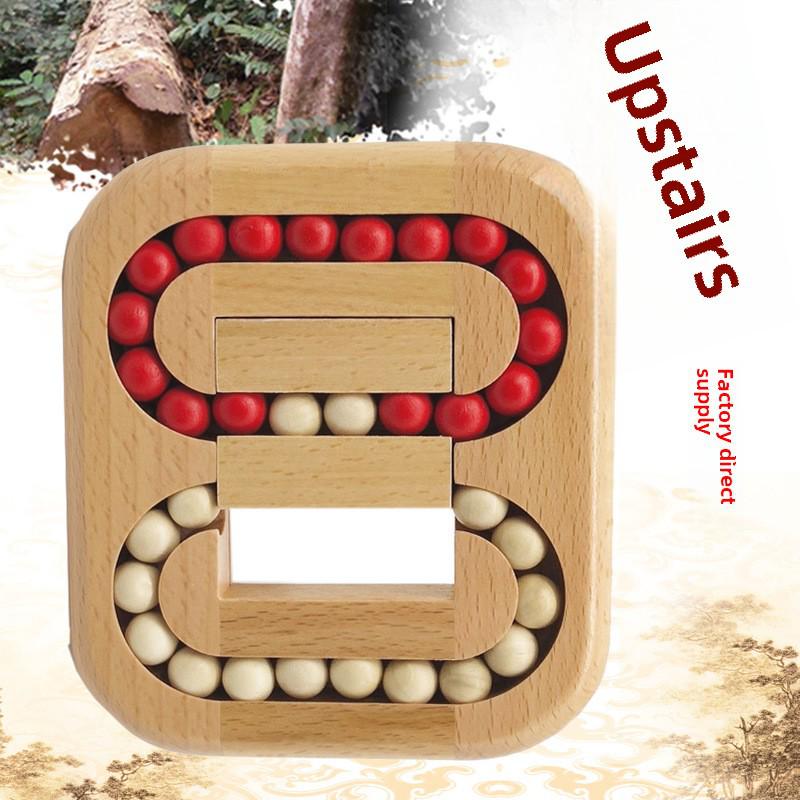 Children's Wooden Brain Teaser Puzzle for Cognitive Development and Stress Relief