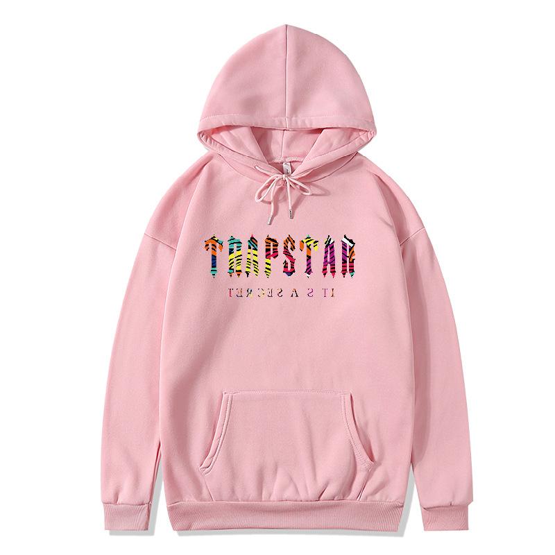 Sweater trendy brand printed hoodie autumn and winter sweater top