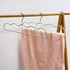 5Pcs Metal Bath Towel Hanger Traceless Clothes Drying Rack Large Clothes Hanger  for Household