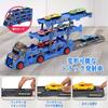 Toy Construction Vehicle 1 Transport 6 Mini Transforming Foldable Container DIY Stickers Educational Toy for Christmas Gift Set, Vehicle, Cars,