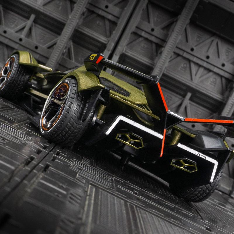 Jiaye VB24205 Lambo V12 Alloy Racing Car Model with Sound & Light Features - Toy Car for Kids and Collectors.