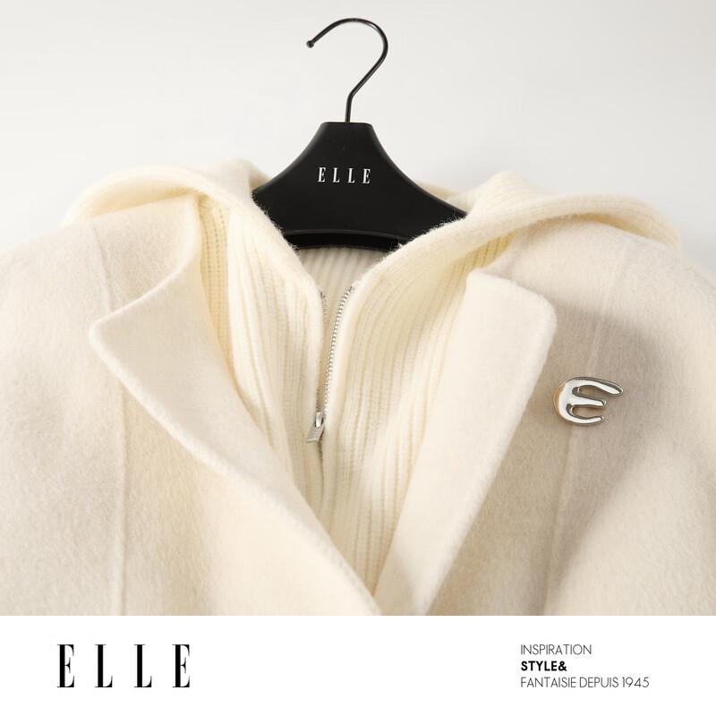 ELLE Women's French Style Wool Vest Coat