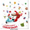 Creative Christmas Snowman Window Glass Sticker Self-adhesive Wall Sticker