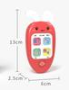 Baby-Handy-Spielzeug zum Beißen für Mädchen, Jungen, Kinder, Musik, 1-jähriges Baby, Früherziehung und Puzzle, Simulationshandy