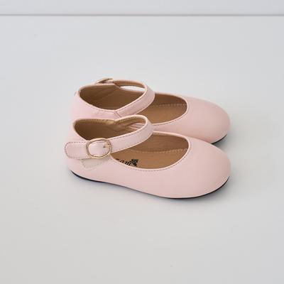 [Babyzzam] Girls' Gold Sugar Flats Pink [A130-10009]