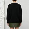 Women's Loose Fit Long Sleeve Color Knit Cardigan with Tie Waist for Casual Wear
