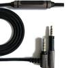 Replacement Audio Cable Line 1.5m for Sennheiser Momentum 2 1.0 2.0 3.0 HD 4.40 BT HD4.50 HD4.30i Hd 400s 3.5 To 2.5mm Headphones Cable Wire with Mic