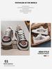Shoes men's shoes board shoes men's new spring and summer breathable casual low-top retro teen flat-bottomed sneakers men