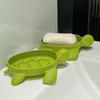 1/2Pcs Tortoise Soap Dish PP Material Soap Holder Shower Bathroom Kitchen Anti-Slip Soap Tray Home Decor