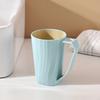 Portable Mouthwash Cup with Handle Toothbrush Holder Solid Color Double Layer Thickening Toothbrush Cup Simple Household Cups