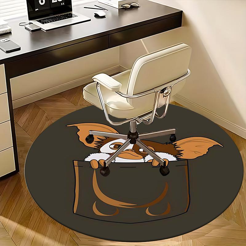 Gizmo,Pocket Monster Chair mat Round Rug Office carpet, Non slip, Suitable for Living Rooms, Bedrooms,Decor1205874a