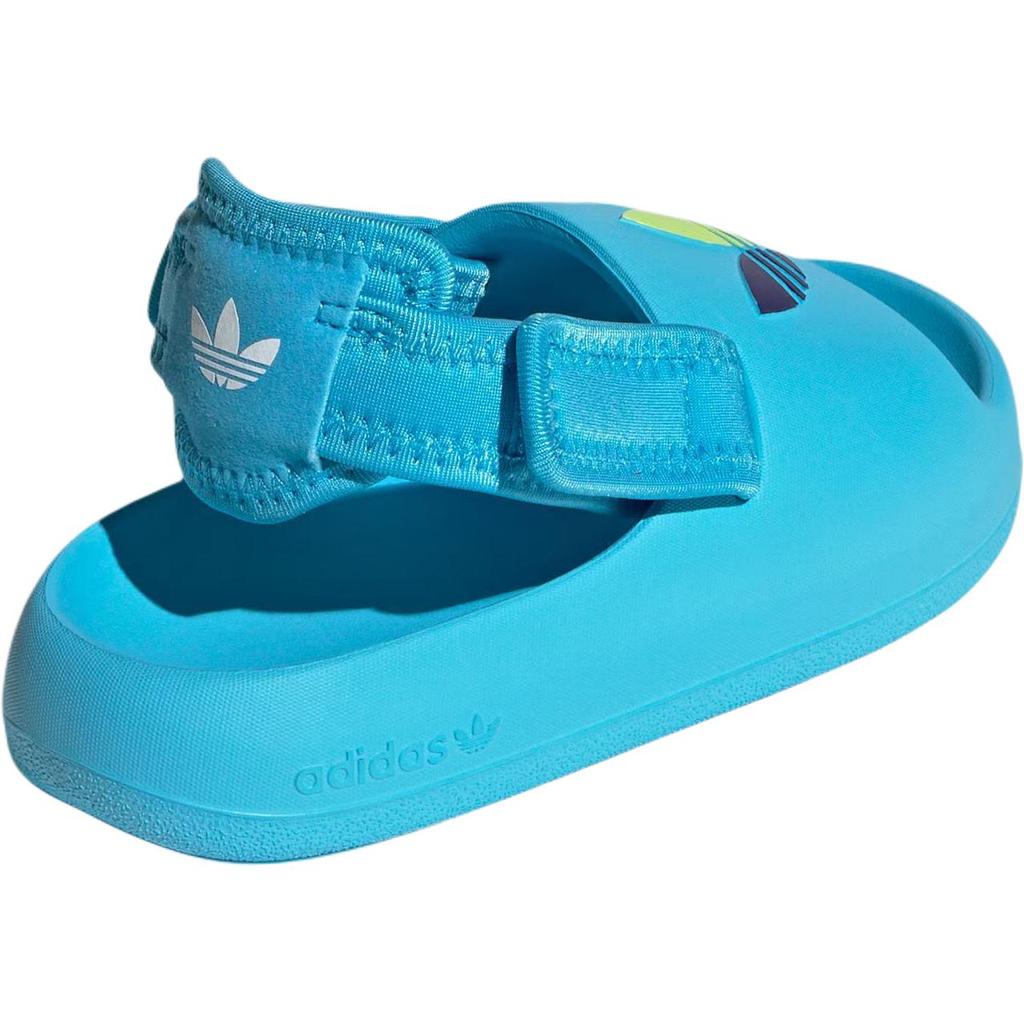 Adidas Originals Adifom Adilette C Fashion Comfortable Low-Top Sandals Kids Sandals Sky-Blue White Bright-Yellow JP5527