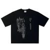 Harajuku Oversized Streetwear Herrenbekleidung Mea Maxima Culpa Atrium Grafikdruck T-Shirt Punk Hip Hop Kurzarm Top Goth Y2k