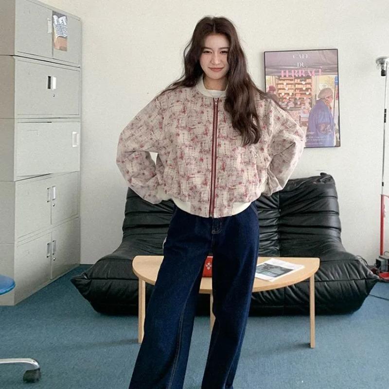 Fashionable Printed Jackets New Hot Styles Loose Baseball Uniforms for Small People