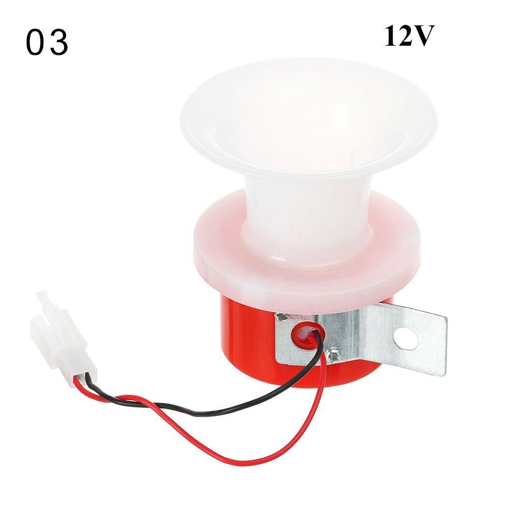 1.5A Motorcycle Electric Tricycle Round Loud Horn Reversing Horn Kit Universal Signal Speaker