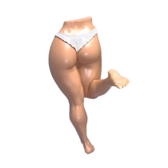 Yousheng Vtipný nástěnný hák na lidské tělo 5 palců Drzá socha Držák na ručníky a klíče do koupelny Vstupní hala Sexuální nohy a hák na tělo pro domácí dekoraci