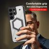 Transparent Heavy Duty Armor Magnet Case for Samsung Galaxy S26 Plus S25 S24 S23 S22 Ultra FE for Magsafe Wireless Charge Cover